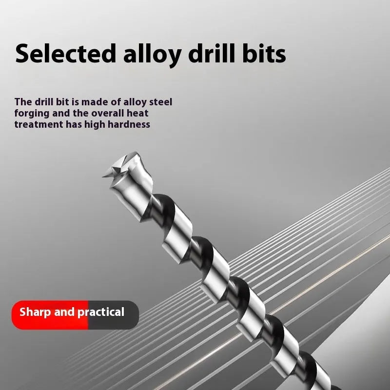 Square hole drill bit woodworking tool square tapper set with 12.7mm drill sleeve and drill core for making precise square mortises in timber and wood