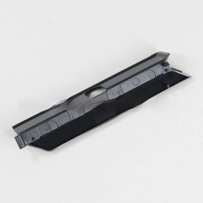 Black and white plastic hard drive PCB cover for 3.5-inch drives, shown from above.