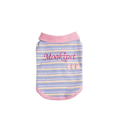 Pink purple autumn vest for small dogs with seven size options based on weight