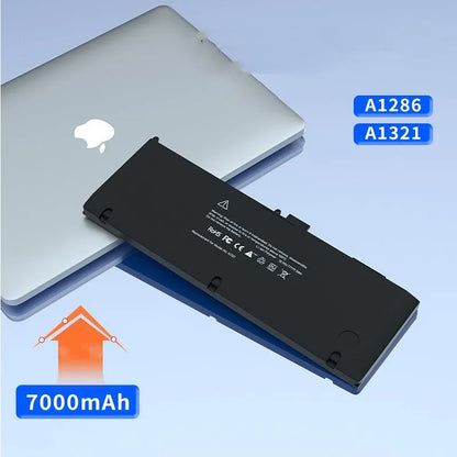 Apple MacBook Pro replacement battery A1286 A1382 A1321 7200mAh laptop battery