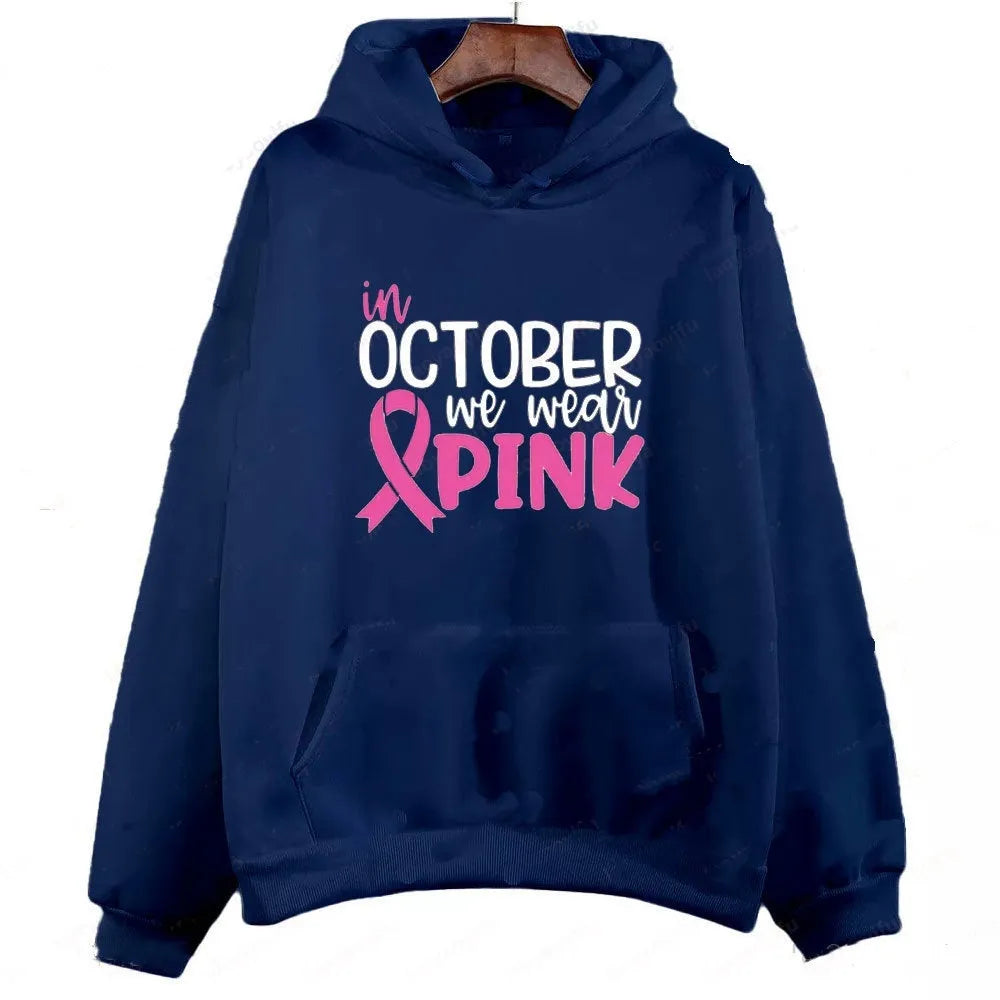 Street fashion hoodie with 'I'm A Survivor' art retro print and a side seam pocket.