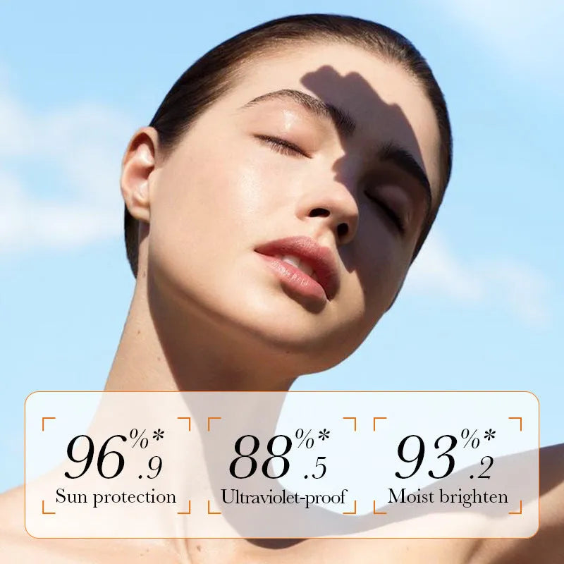Double tube 50g sunscreen and makeup primer with isolation properties for universal skin types