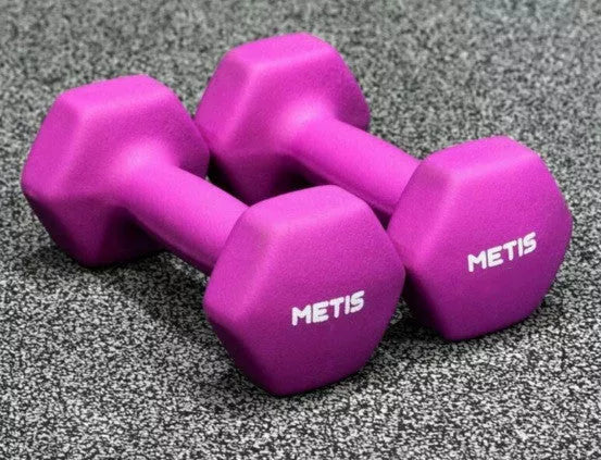 Yiling Hexagonal Household Dumbbells in various colours and weights