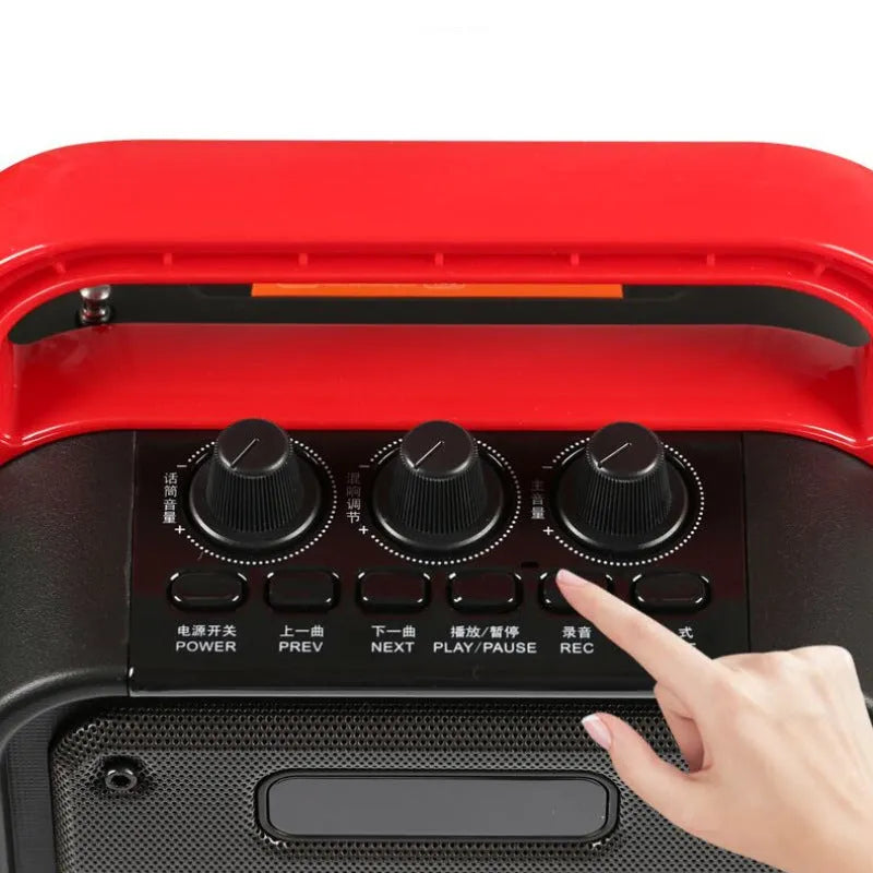 Portable Bluetooth Speaker MS62AI with 10W Output and 32GB Expandable Storage for Extended Playback and Versatile Audio Connectivity