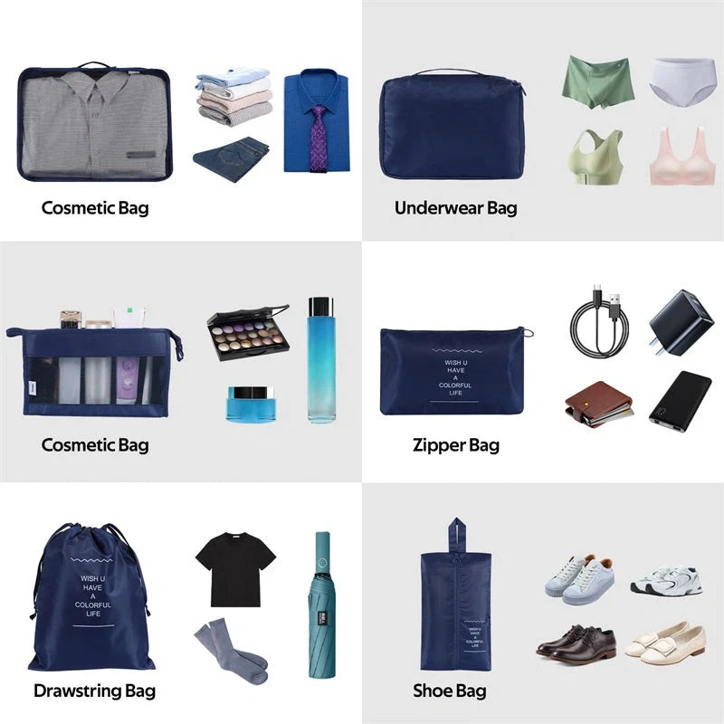 Stylish solid colour polyester storage bags for home organisation