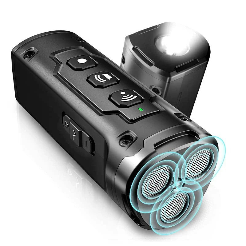 Dog Drive Ultrasonic Three-head Bark Plug Torch with LED Flashlight in multiple colours
