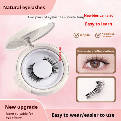 Luxurious magnetic mink false eyelashes for easy application and a glamorous look.
