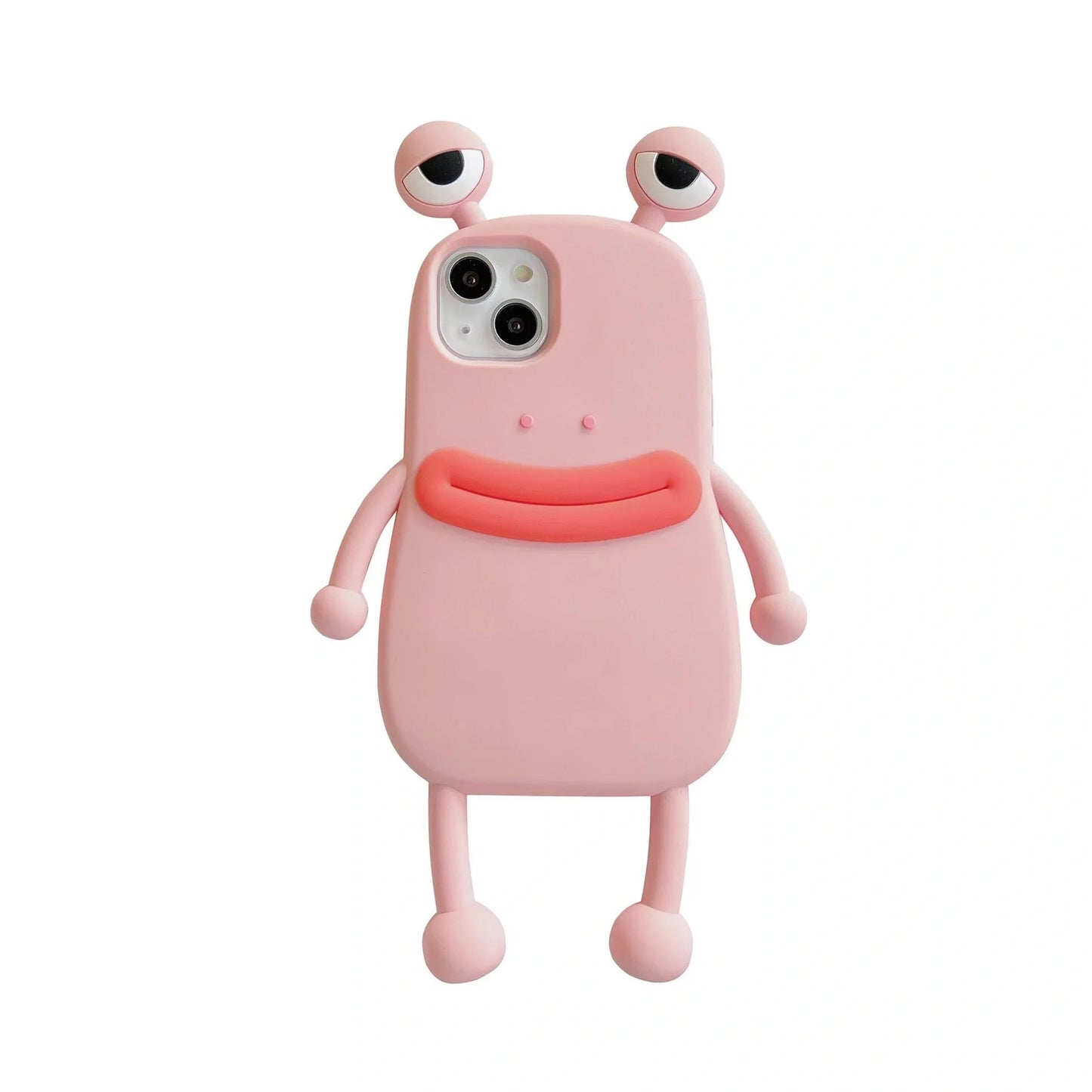 Cartoon Cute Shockproof Bumper Cover for iPhone with 3D frog design
