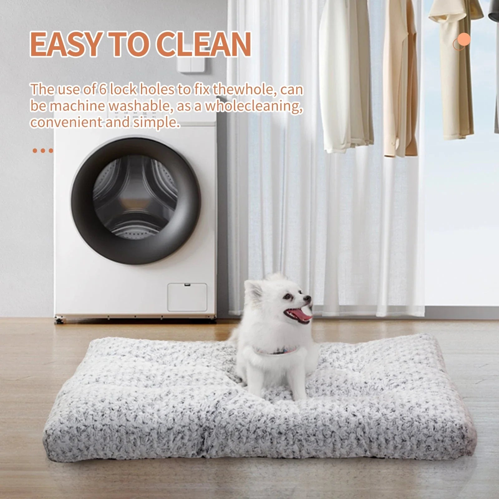 Premium rose velvet orthopedic dog bed with soft, fluffy cotton lining for maximum comfort and support