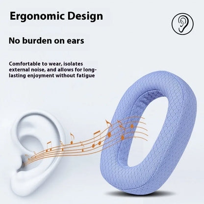 Single mesh earphone sleeve earmuff cover for G435 headset in black, blue, rose red or purple