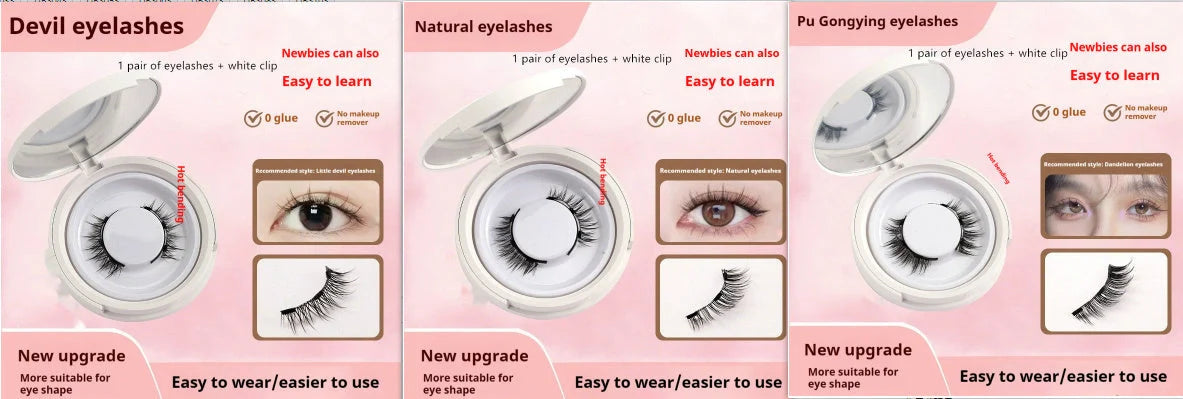 Luxurious magnetic mink false eyelashes for easy application and a glamorous look.