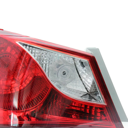 Hyundai Sonata outer tail light assembly in red with ABS and aluminium housing.