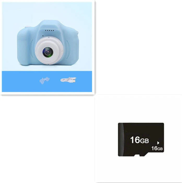 Adorable Cartoon Kids Digital Camera with Vibrant HD Display, Silicone Body, and Creative Filters