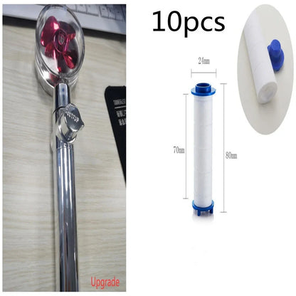 Turbo Propeller Shower Head with 360° fan extension and holder for a luxurious shower experience