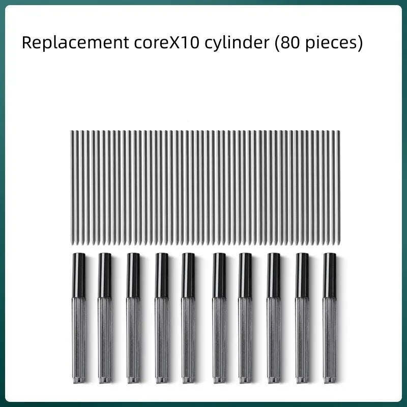 Children's cartoon style mechanical pencil with 2B lead and replacement cores