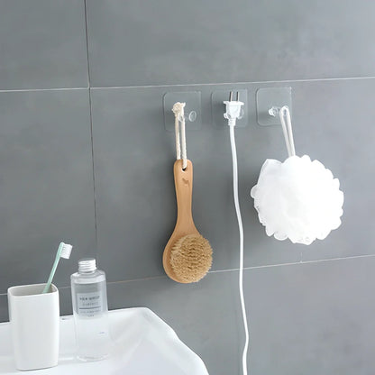 Double-Sided Adhesive Hooks - Versatile, Reusable, and No Drilling Required