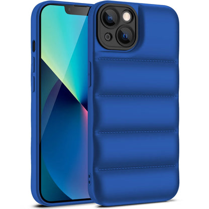 Solid colour TPU protective phone case for iPhone Pro Max and 6.1-inch models on a white background.