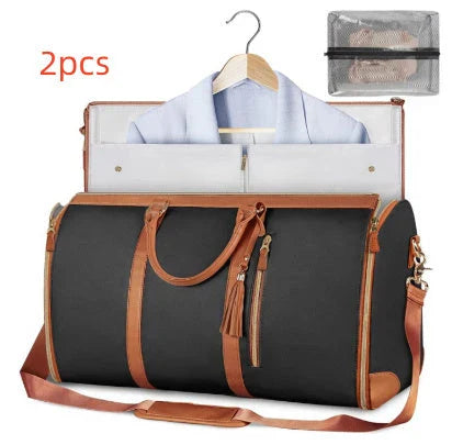 Stylish and durable carry-on travel bag with convenient organization pockets and versatile storage options