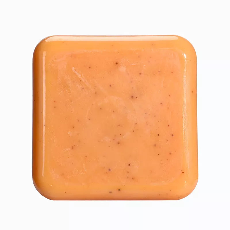 Handmade Frosted Turmeric Cleansing Soap 140g with natural anti-inflammatory benefits