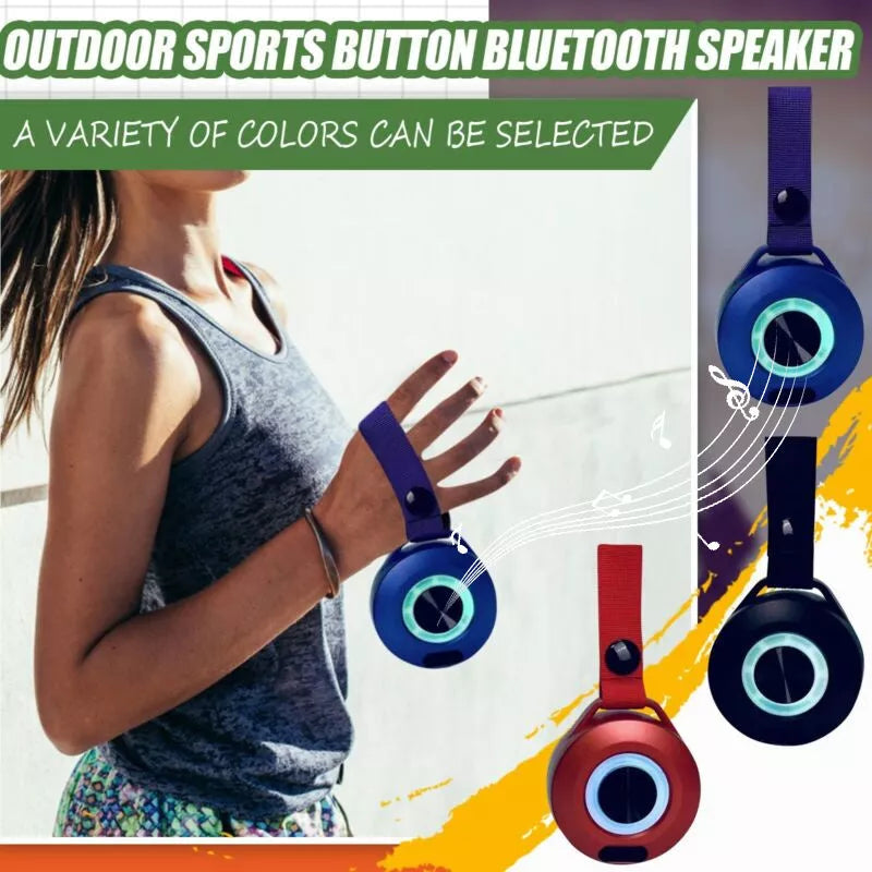 Outdoor portable wireless Bluetooth speaker with coloured light, waterproof, and Bluetooth 5.0