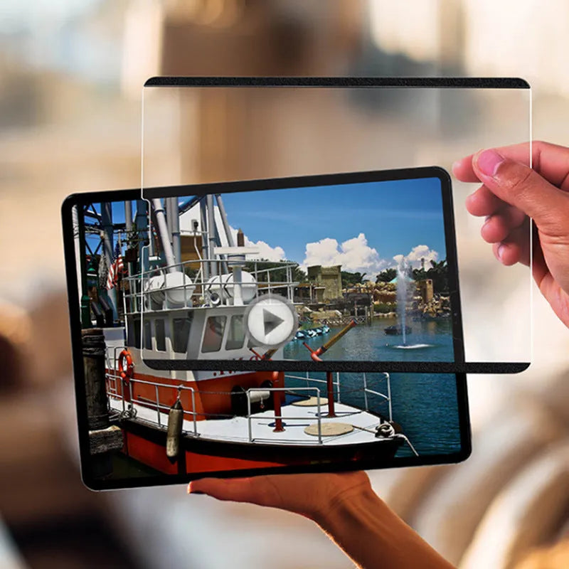 11-inch magnetic PET drawing film for iPad with application tools on a colour box.