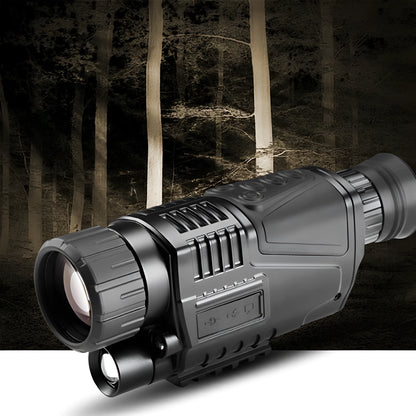 Infrared digital night vision telescope with rubber-coated body and 40mm lens for outdoor use
