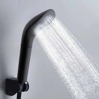 Water saving shower head with 1.5m stainless hose and built-in filter for rain function