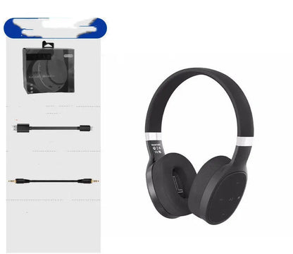 Wireless Bluetooth headset in black, white, blue, or dark grey with 2-hour battery and 10m range