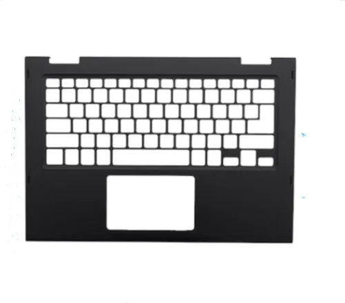 Black plastic protective shell case for Dell Latitude 3390 2-in-1 laptop showing separate screen and base components