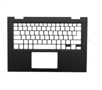 Black plastic protective shell case for Dell Latitude 3390 2-in-1 laptop showing separate screen and base components