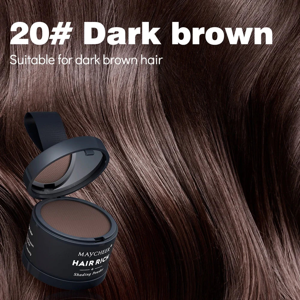 Hairline sculpting contour powder in plastic container with 4g content and waterproof properties