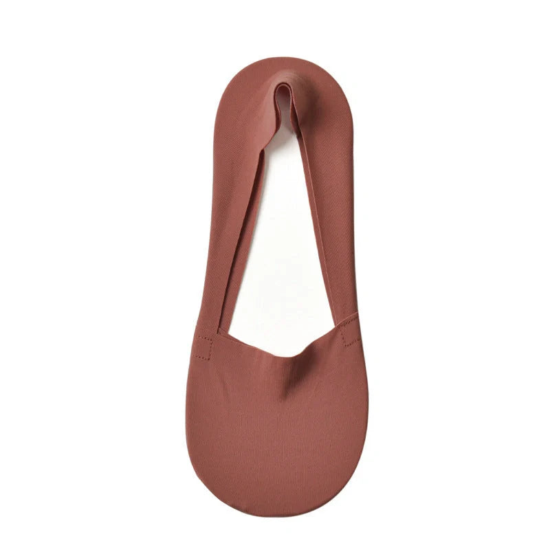 Stylish women's non-slip silicone socks in various colours for fashion and safety