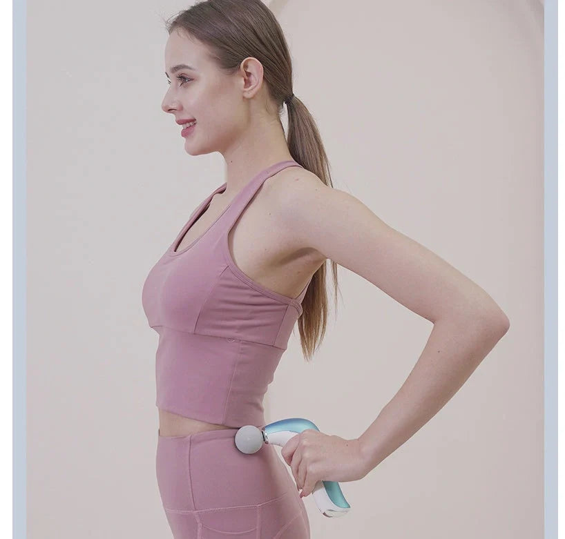 Electric Massage Gun for deep tissue therapy with LCD display
