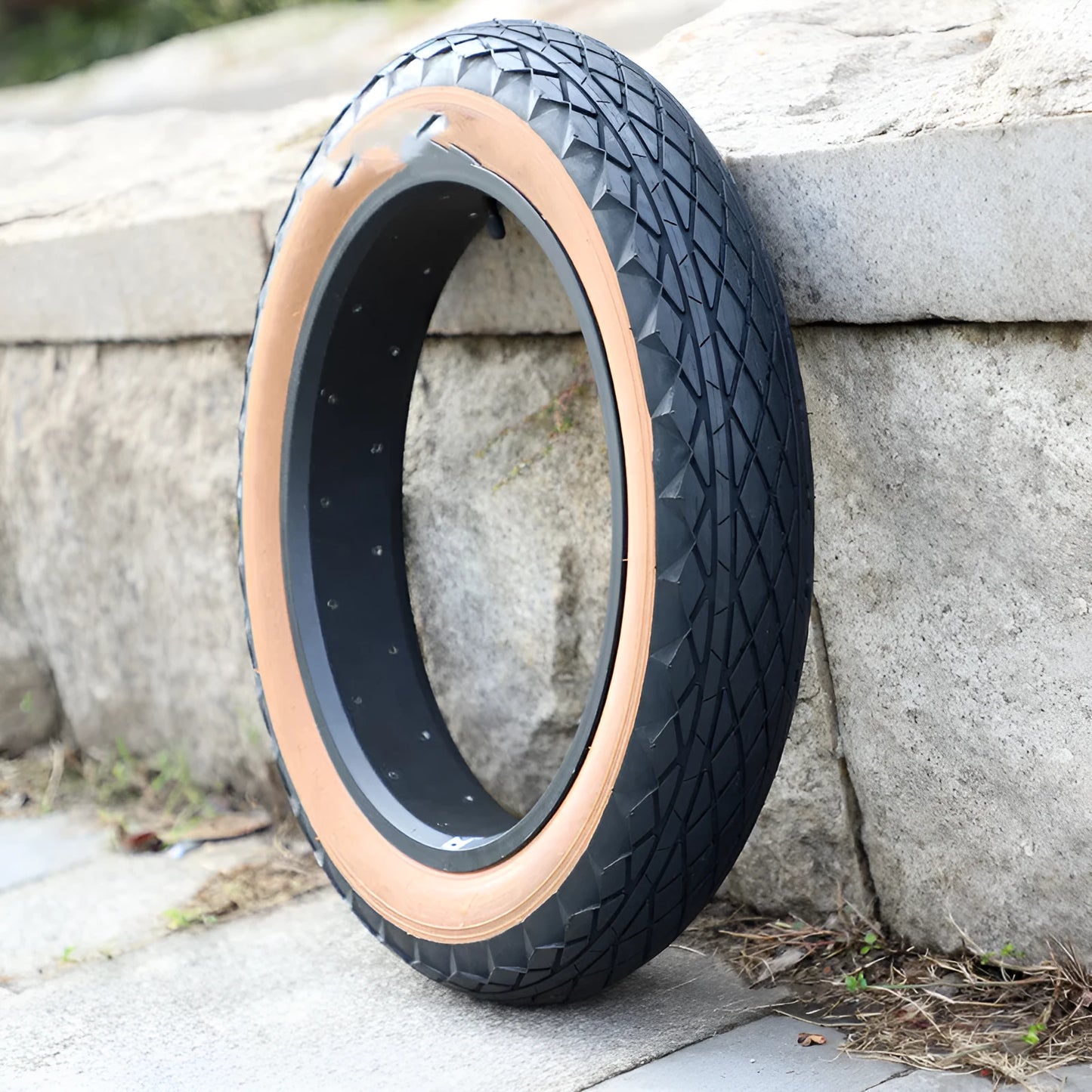 20x4.0 inch brown rubber tyre for snowmobiles and electric beach cars