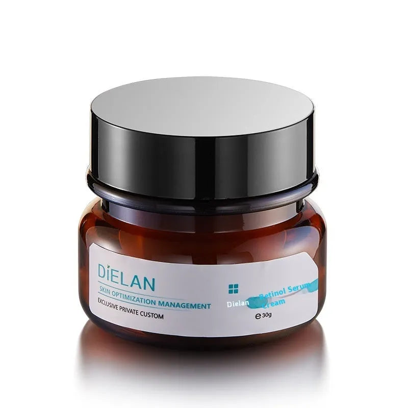 Retinol facial cream 30g jar with squalane and sodium hyaluronate for moisturising and firming