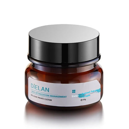 Retinol facial cream 30g jar with squalane and sodium hyaluronate for moisturising and firming