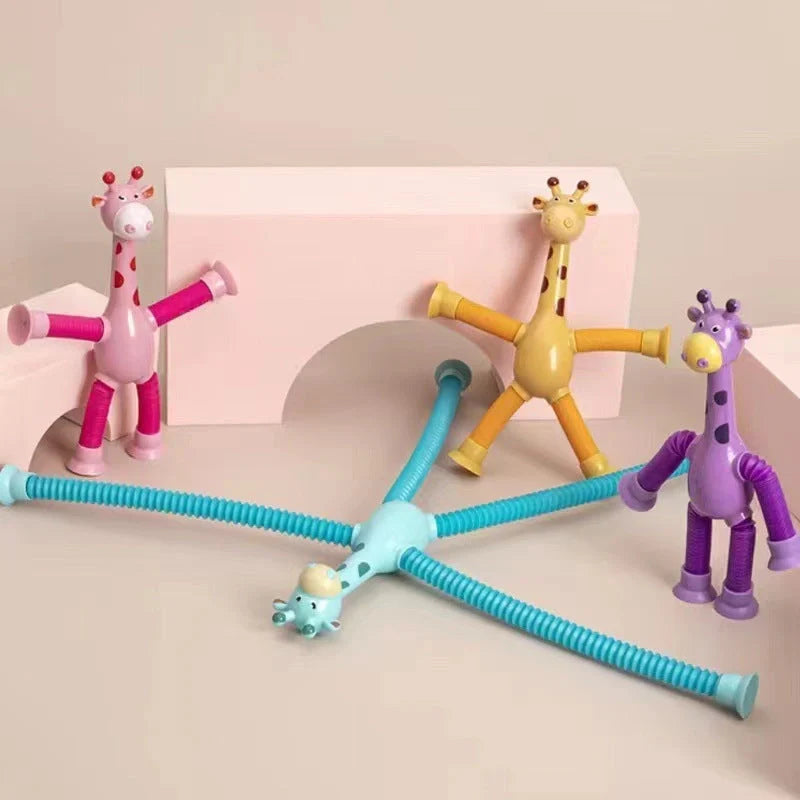 Giraffe Tubes Sensory Toys stretchable fidget toy in various colours