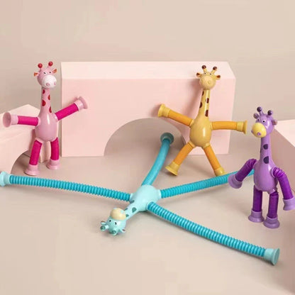 Giraffe Tubes Sensory Toys stretchable fidget toy in various colours