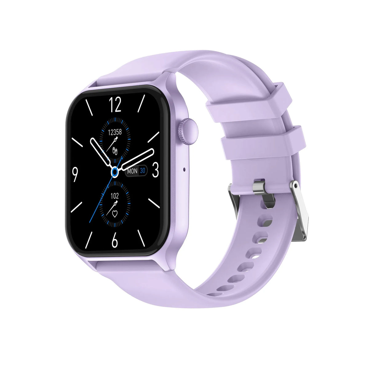 Z145 Smart Watch in black, dark grey, rose gold, light gold, silver, or violet with TFT screen and health monitoring functions