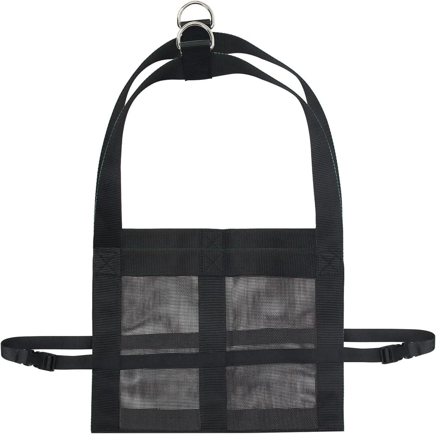 Large black calf and dog weighing sling measuring 35 by 150 centimetres for animal weight measurement