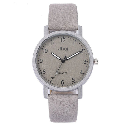 Elegant quartz ladies watch with a simple, minimalist dial design in various classic color options