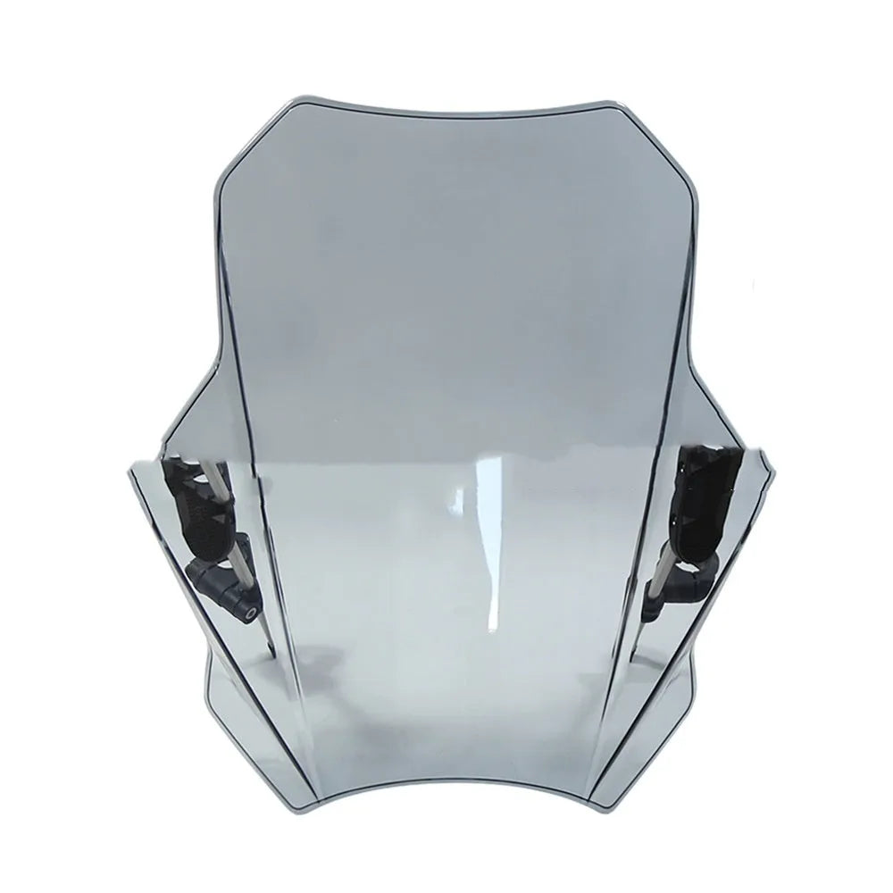 Grey PC motorcycle windscreen in windshield style for general motorcycle use