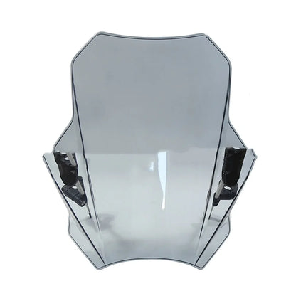 Grey PC motorcycle windscreen in windshield style for general motorcycle use