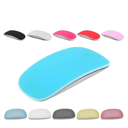 Silicone mouse cover for Apple Magic Mouse in white, dark blue, sky blue, purple and black