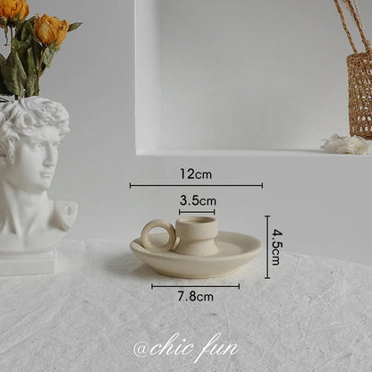 Elegant Nordic Ceramic Vase with matte, textured finish for displaying dried flowers or as a standalone home decor accent