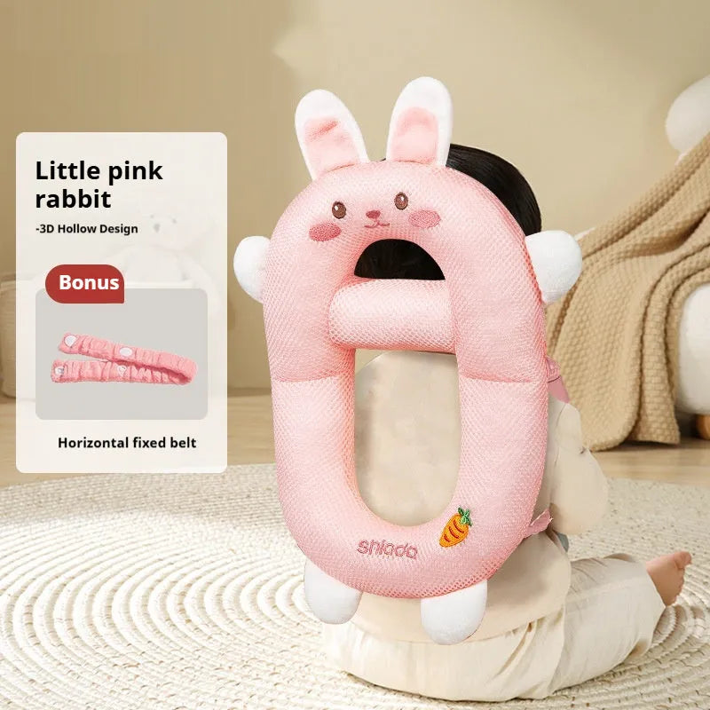Cartoon anti-collision pillow for baby walking protection with knee pads