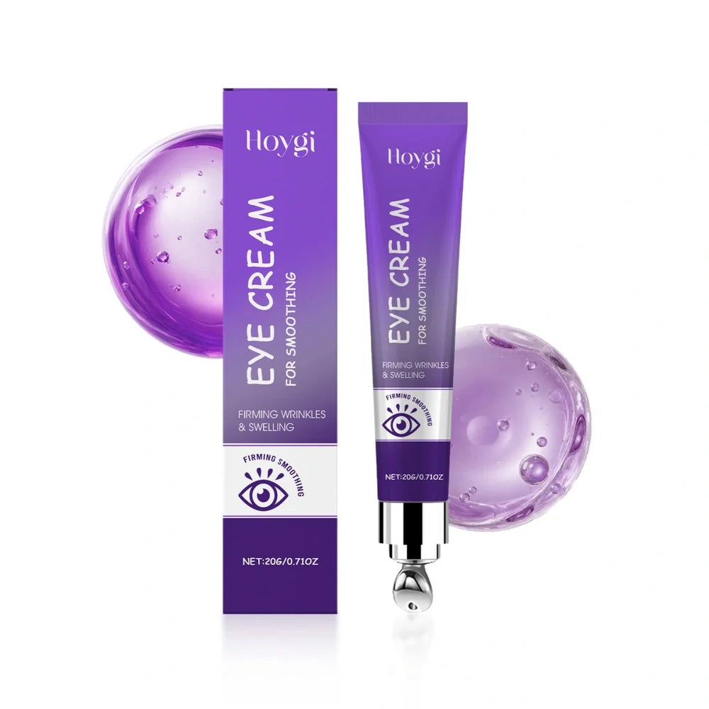 20g anti-aging eye cream tube with hyaluronic acid and nicotinamide for eye area hydration
