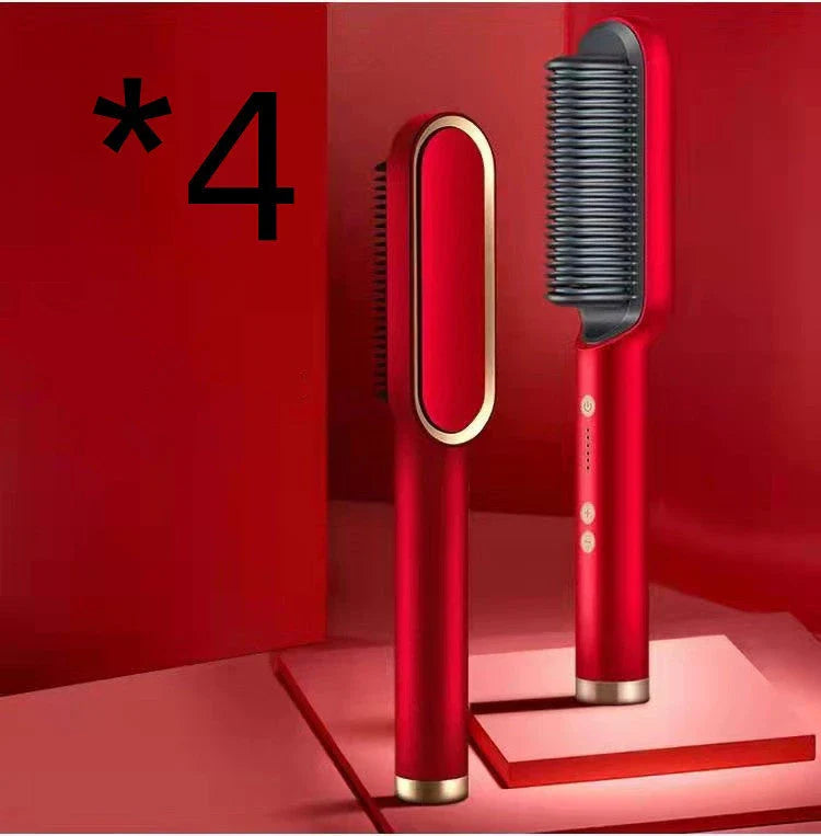 2-in-1 Hair Styler with Tourmaline Ceramic Heating, Intelligent Temperature Control, and Negative Ion Technology