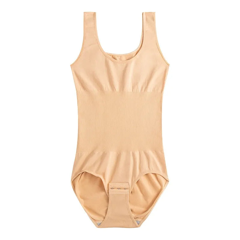 Seamless nylon bodysuit for waist support and body sculpting in multiple colours