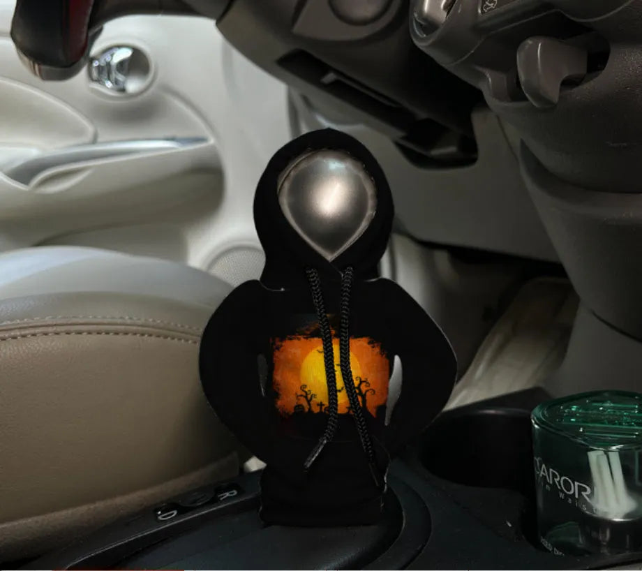 Halloween car gear decorative polyester handle rod cover, loose fit, single pack